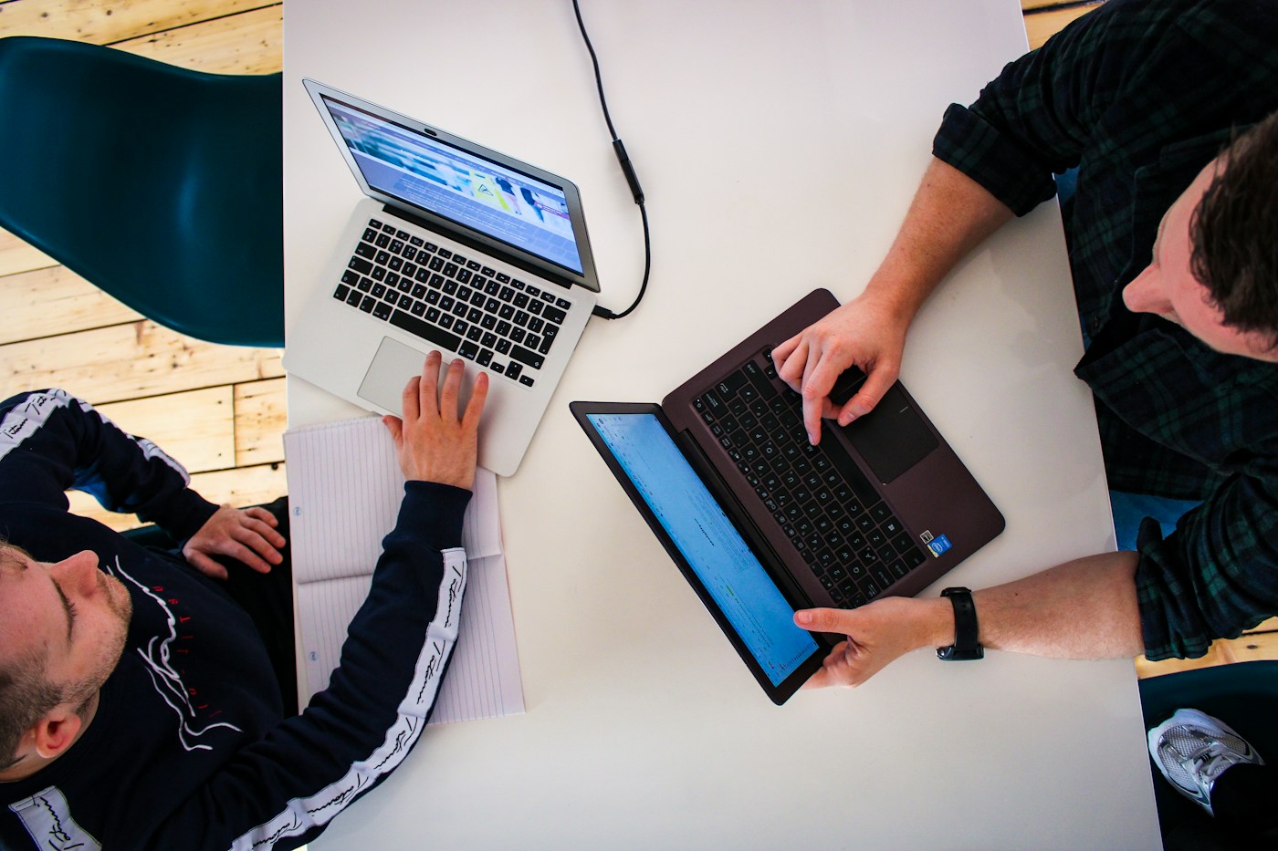 Marketing team at work